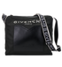 Logo Crossbody, &pound;250, Handbags, Black, Leather/Nylon, Front view